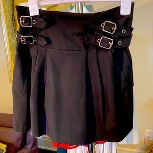 Nanette Lepore mini skirt with buckles